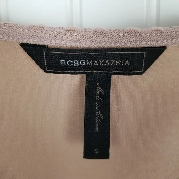 BCBGMaxAzria Amberly Dress A Line Mini Office Siren Stretch Pink Size Small - Picture 9 of 11